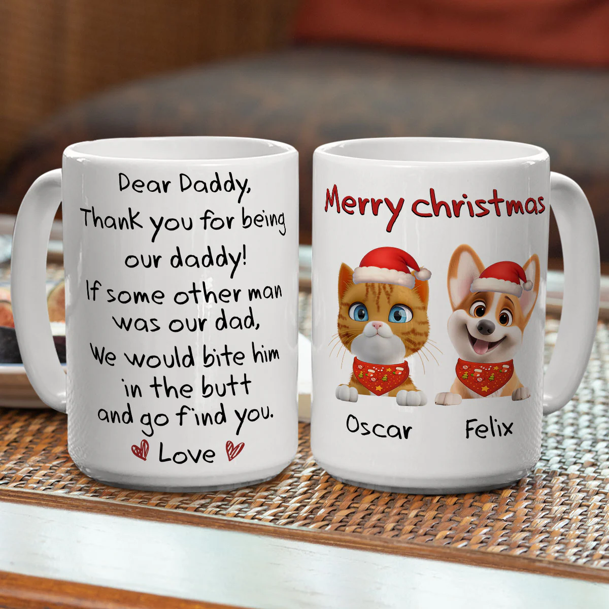 If Someone Was My Parent Ver Pet - Personalized Custom Coffee Mug - Image 6