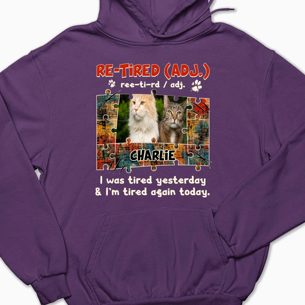 I'm Tired Again Today Photo - Personalized Custom Hoodie - Image 9