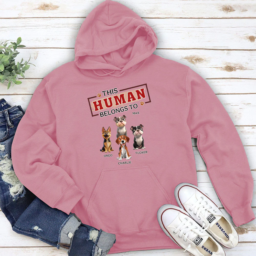 In My Dog’s World - Personalized Custom Hoodie - Image 3