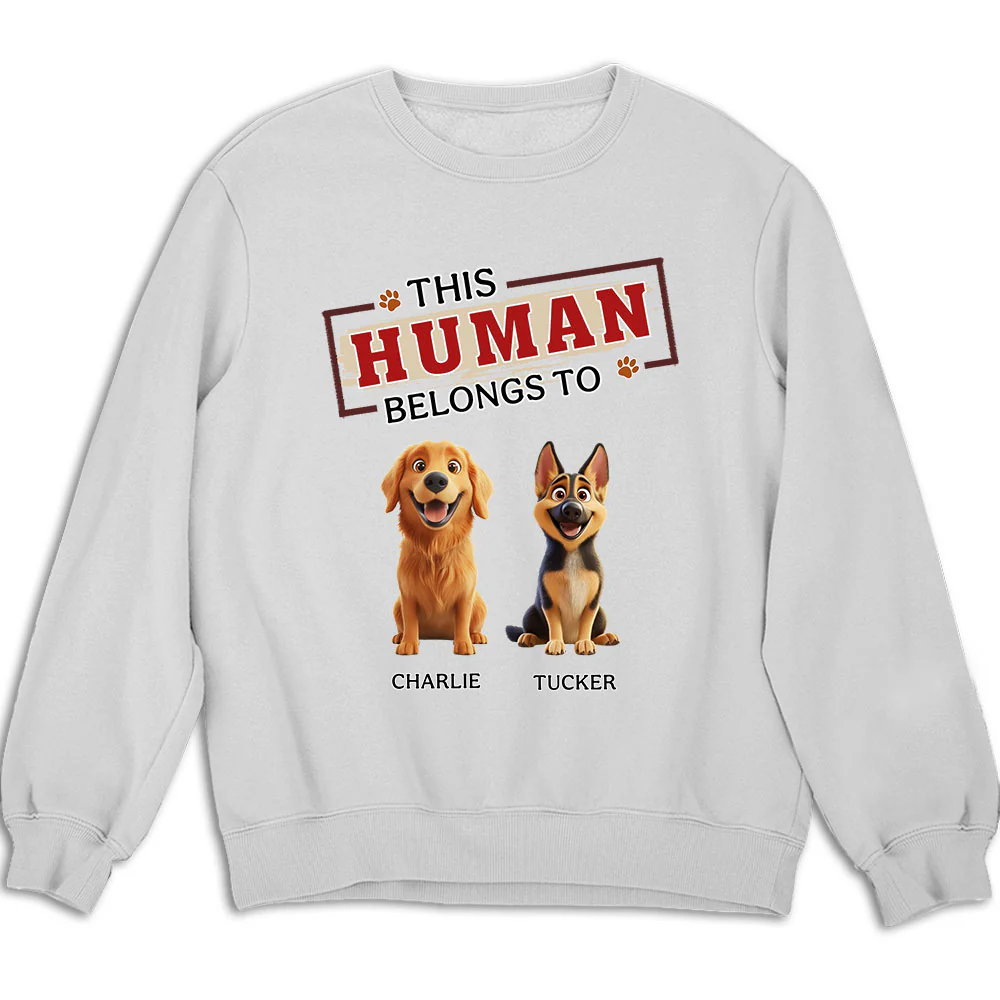 In My Dog’s World - Personalized Custom Sweatshirt