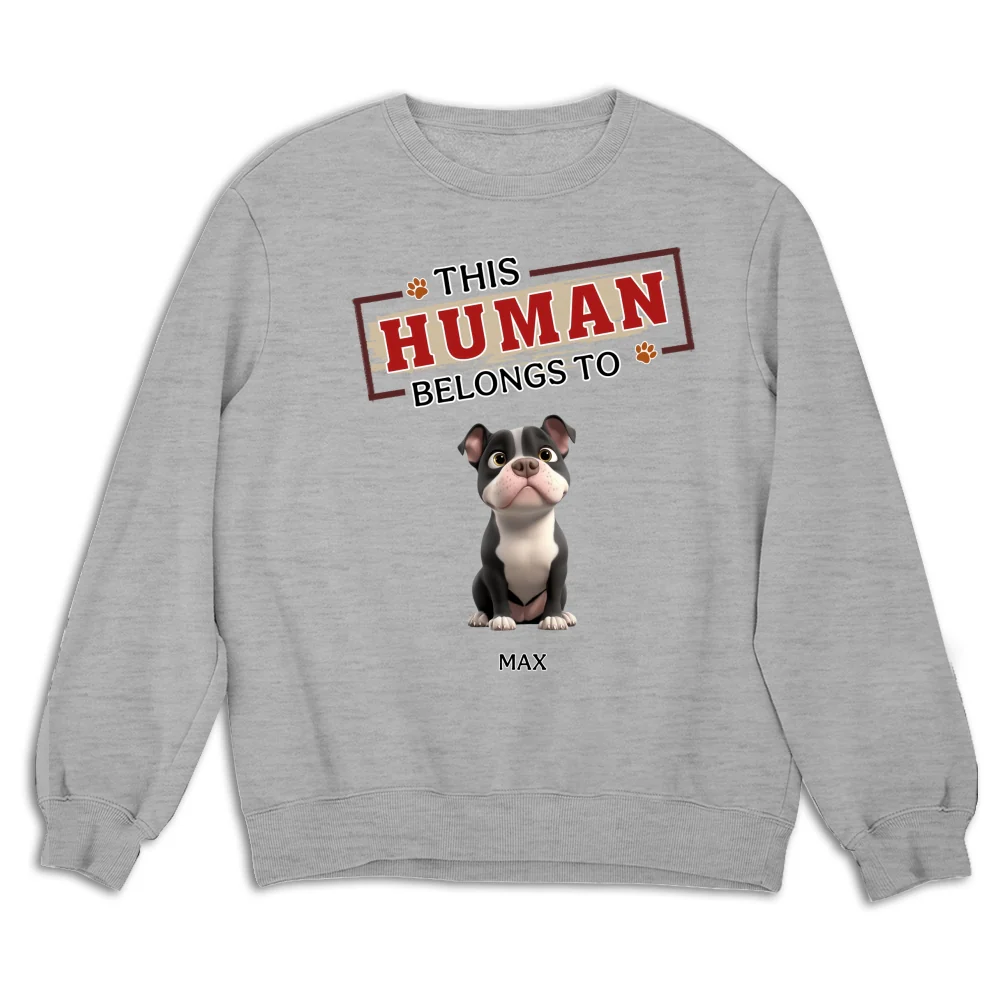 In My Dog’s World - Personalized Custom Sweatshirt - Image 4