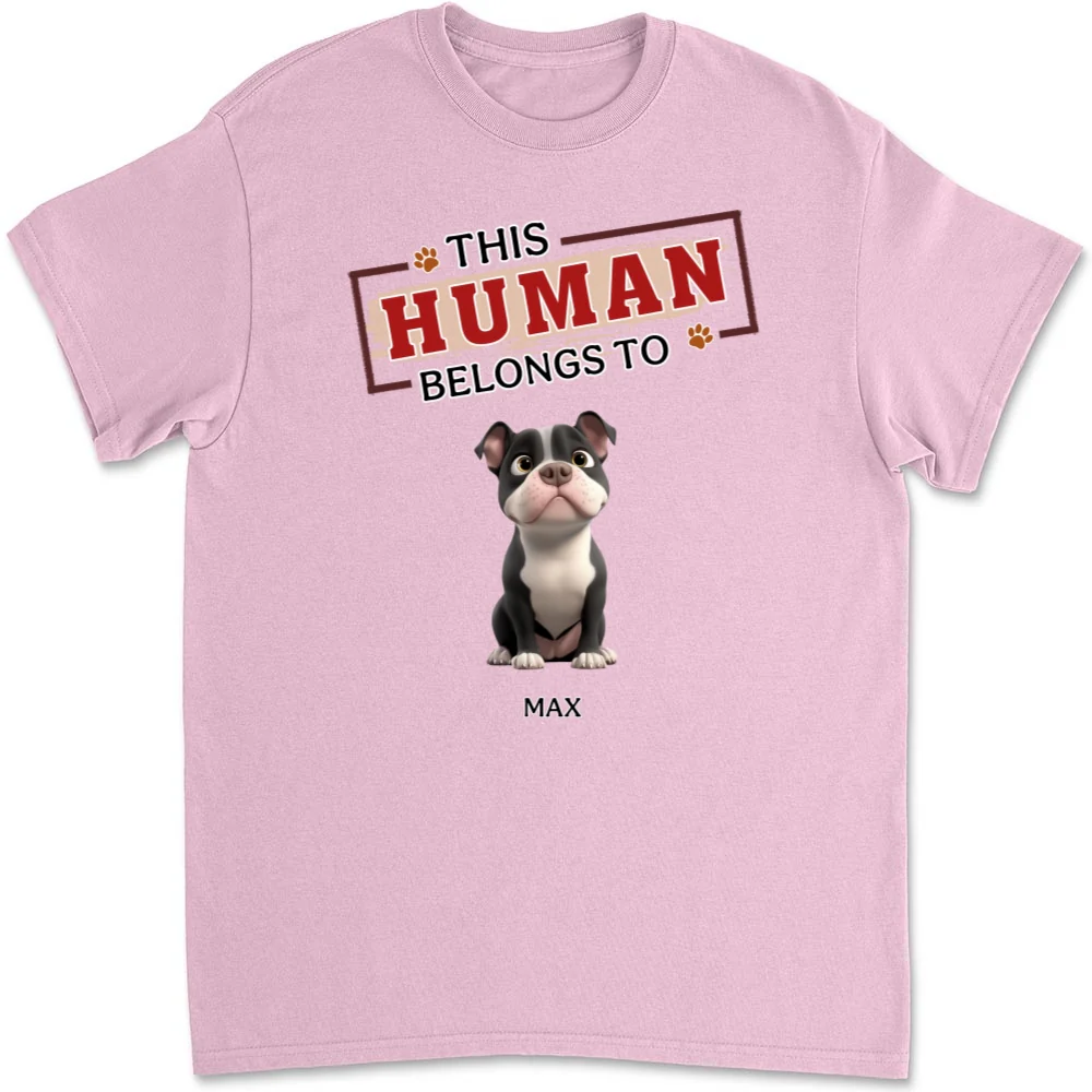 In My Dog’s World - Personalized Custom Unisex T-Shirt - Image 8