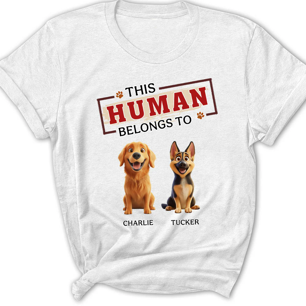 In My Dog’s World - Personalized Custom Women's T-shirt