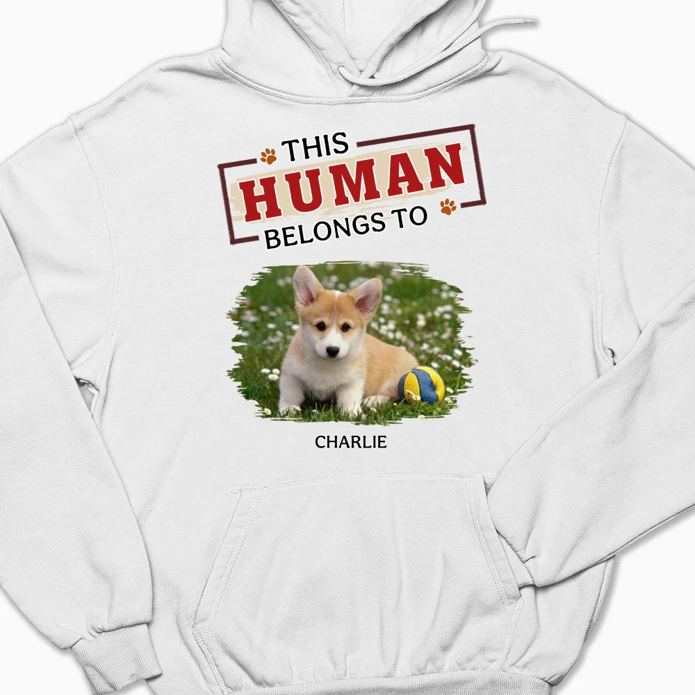 In My Dog’s World Photo - Personalized Custom Hoodie - Image 3