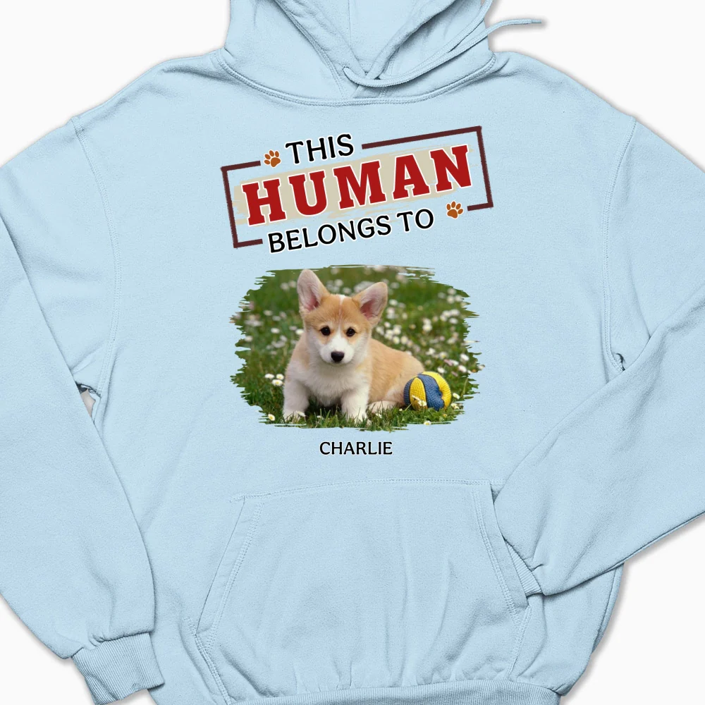 In My Dog’s World Photo - Personalized Custom Hoodie - Image 5