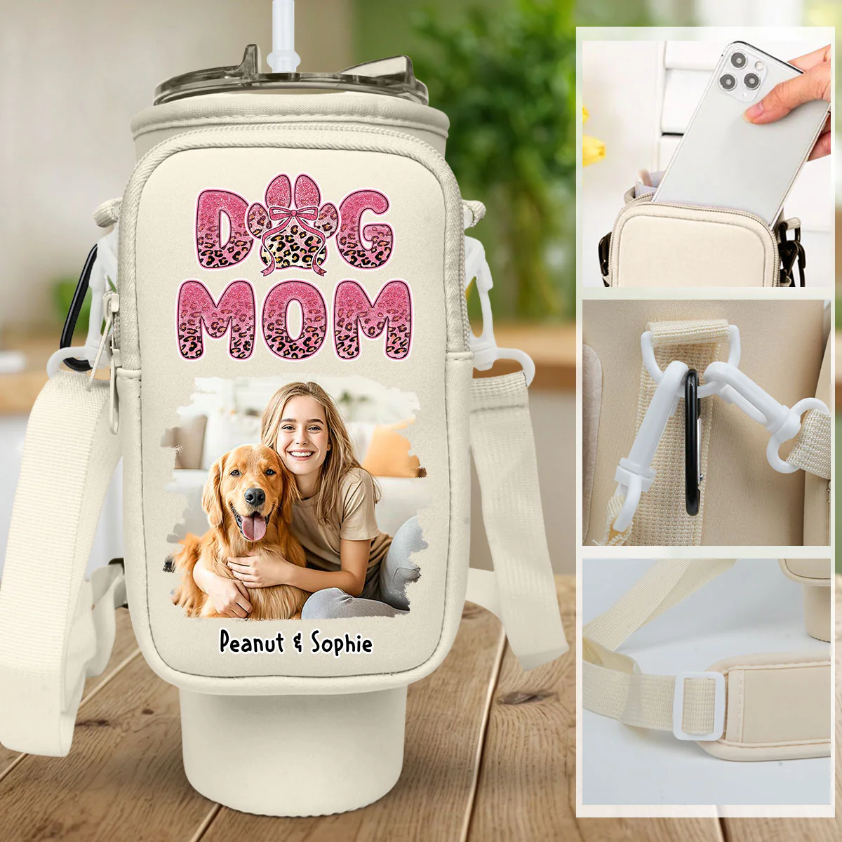 In My Era Photo - Personalized Custom Water Bottle Carrier Bag