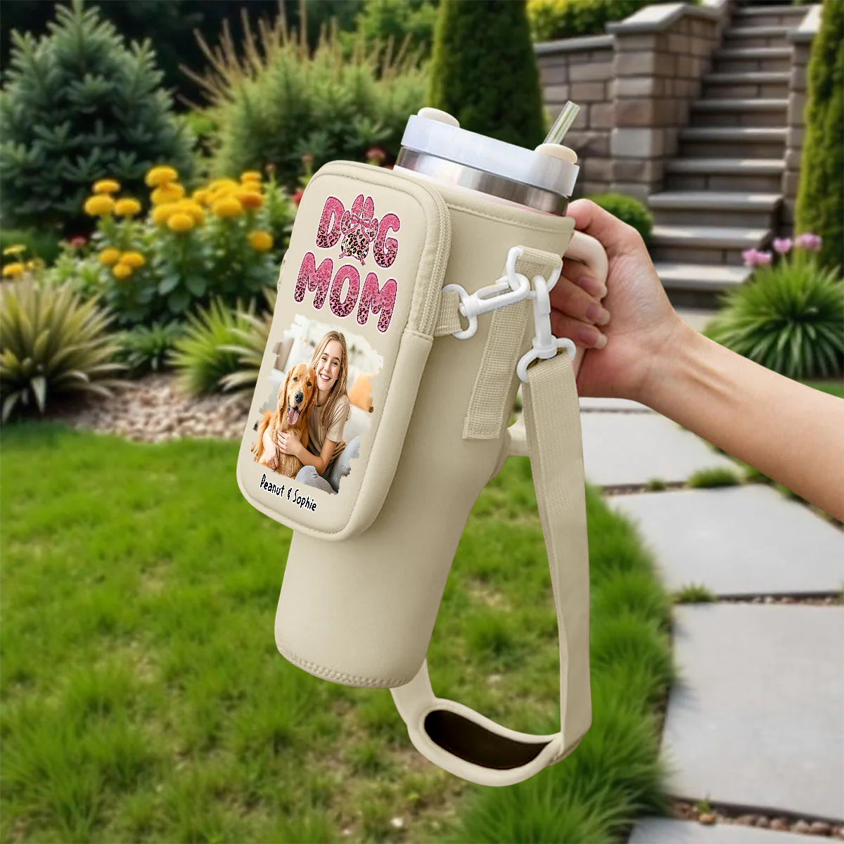 In My Era Photo - Personalized Custom Water Bottle Carrier Bag - Image 3