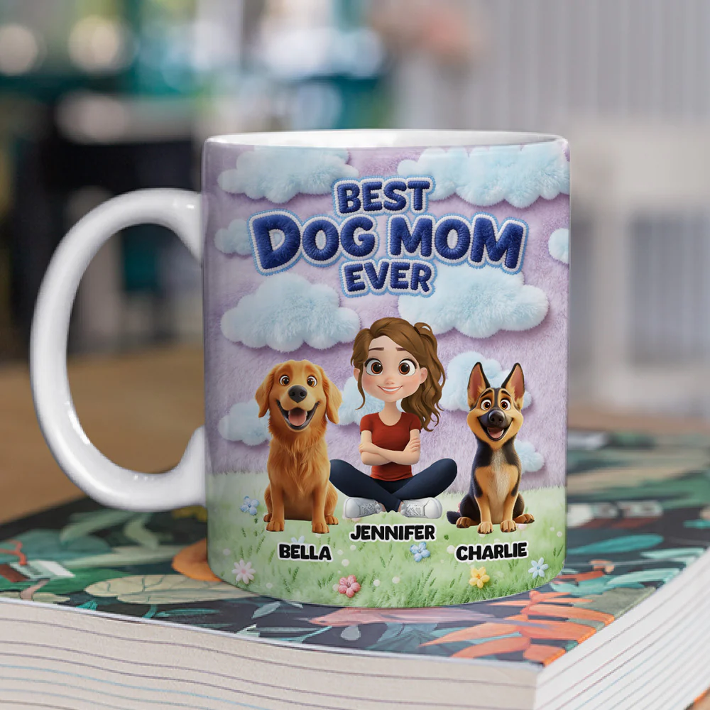 In The Clouds - Personalized Custom 3D Inflated Effect Mug - Image 2