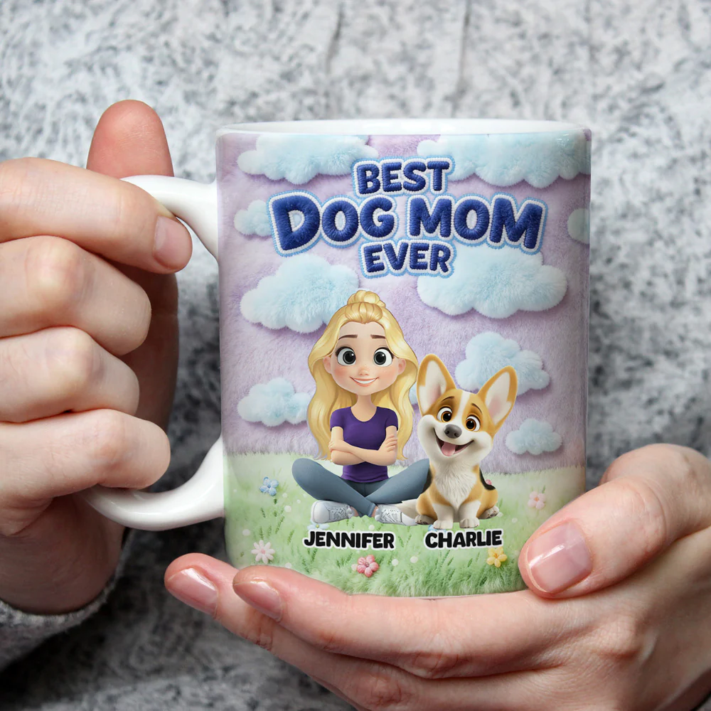 In The Clouds - Personalized Custom 3D Inflated Effect Mug - Image 3