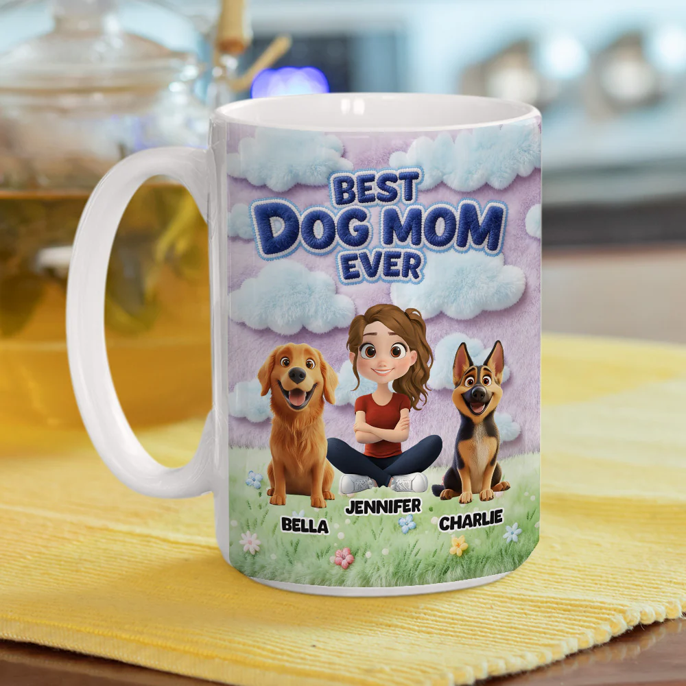 In The Clouds - Personalized Custom 3D Inflated Effect Mug - Image 4