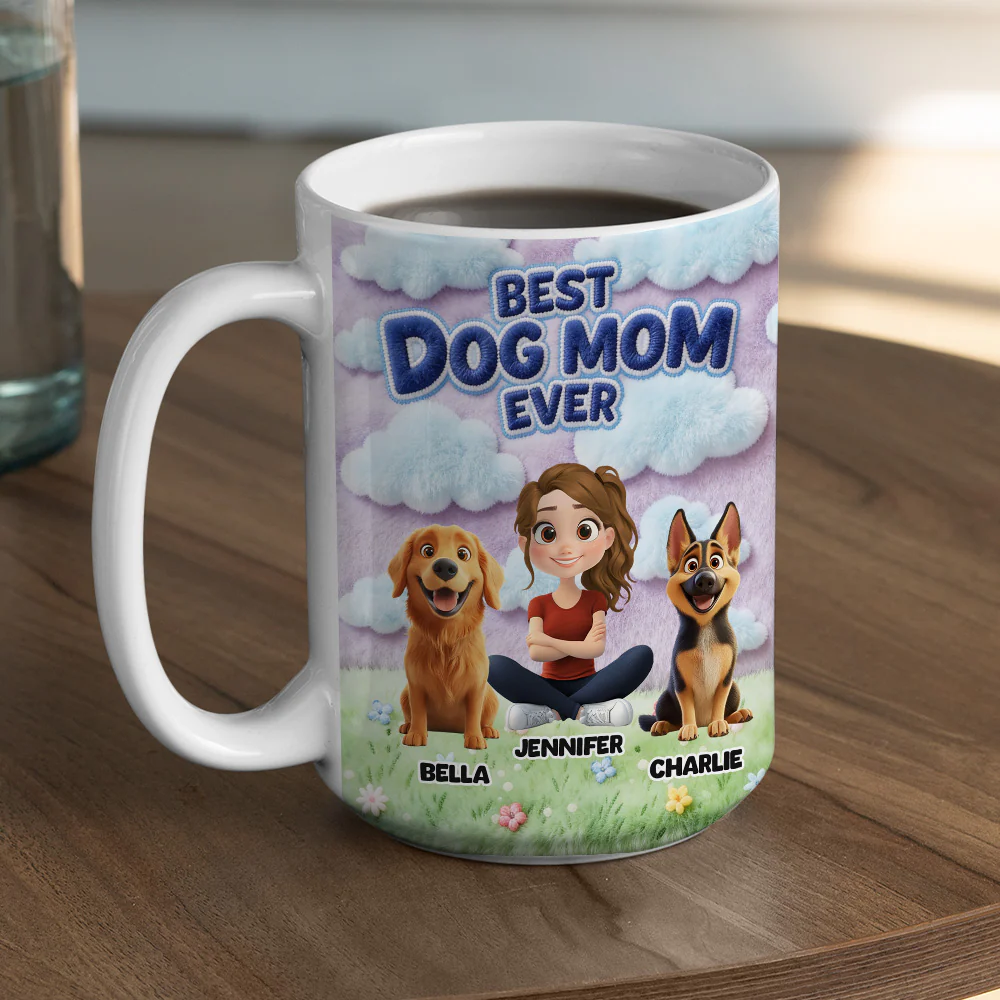 In The Clouds - Personalized Custom 3D Inflated Effect Mug - Image 5