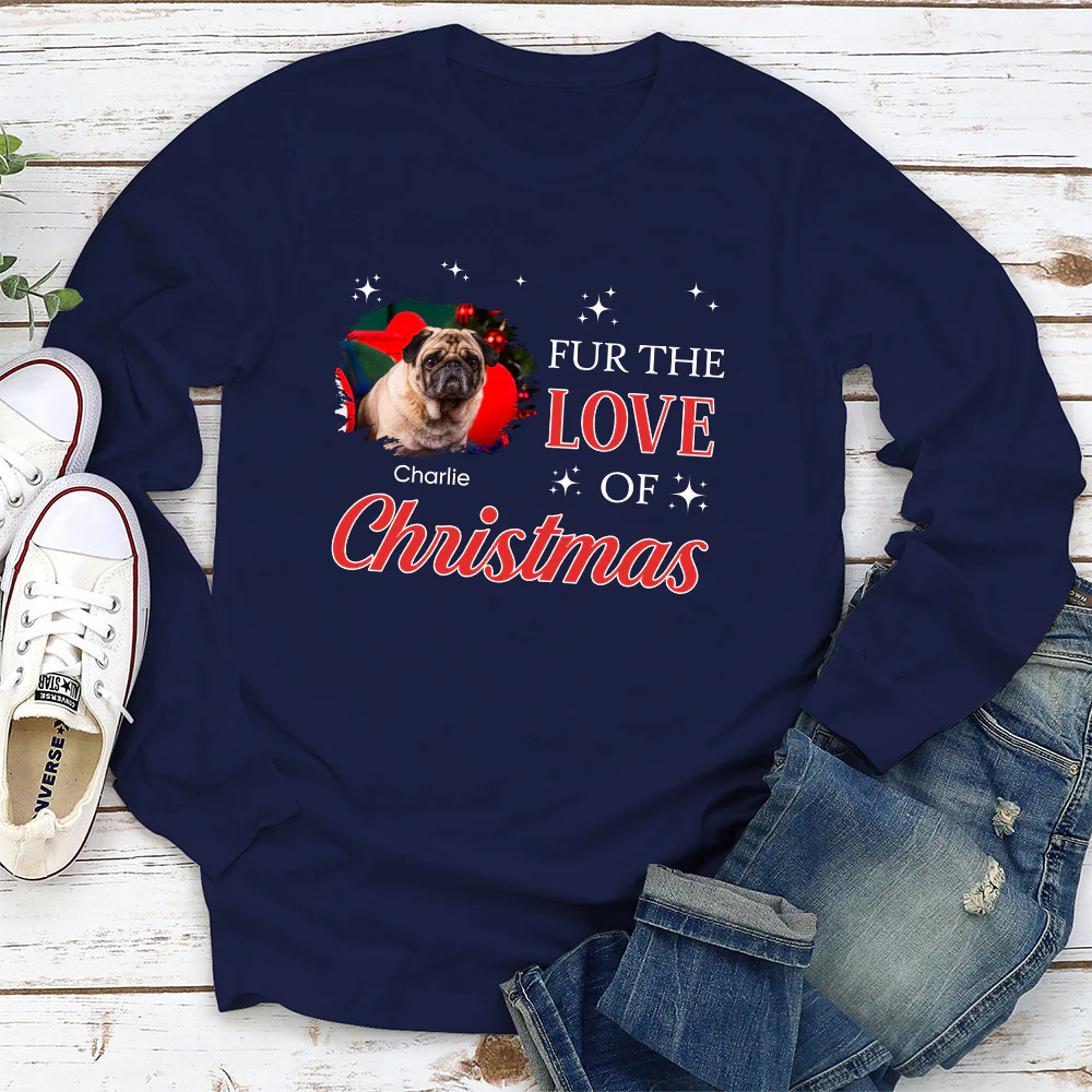 In The Name Of Love Photo - Personalized Custom Long Sleeve T-Shirt - Image 2