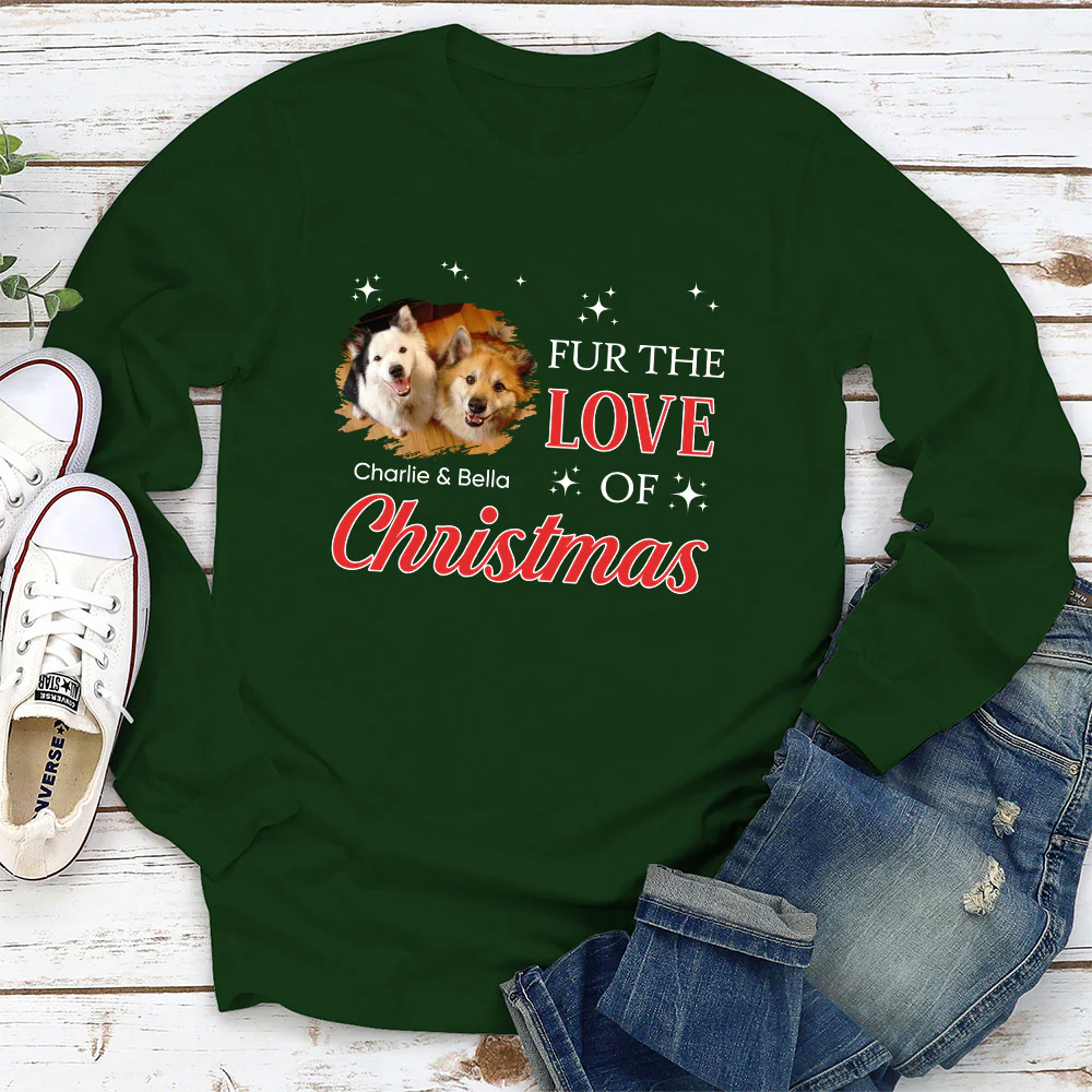 In The Name Of Love Photo - Personalized Custom Long Sleeve T-Shirt - Image 3