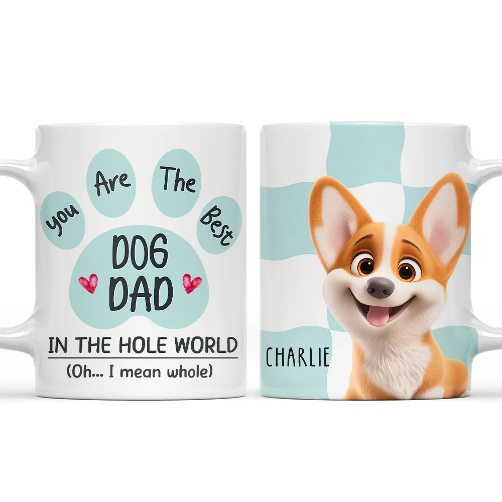 In The Whole World - Personalized Custom Coffee Mug