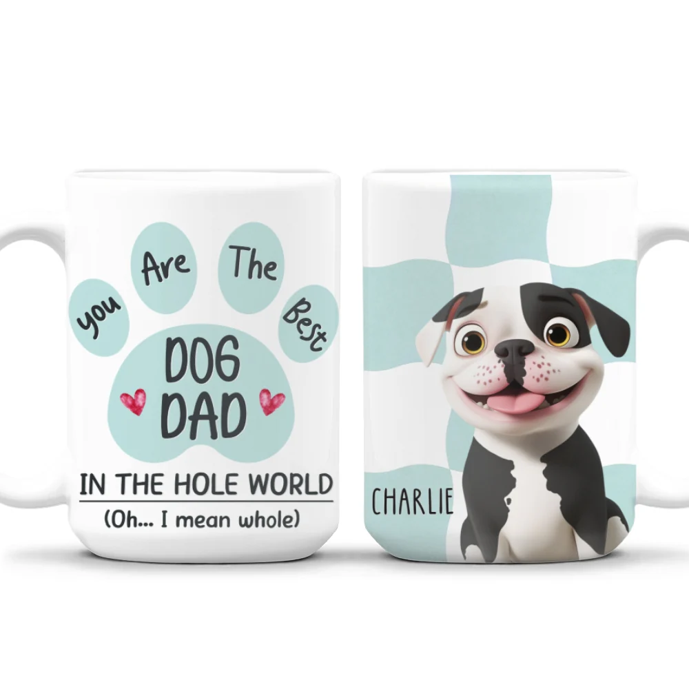 In The Whole World - Personalized Custom Coffee Mug - Image 8