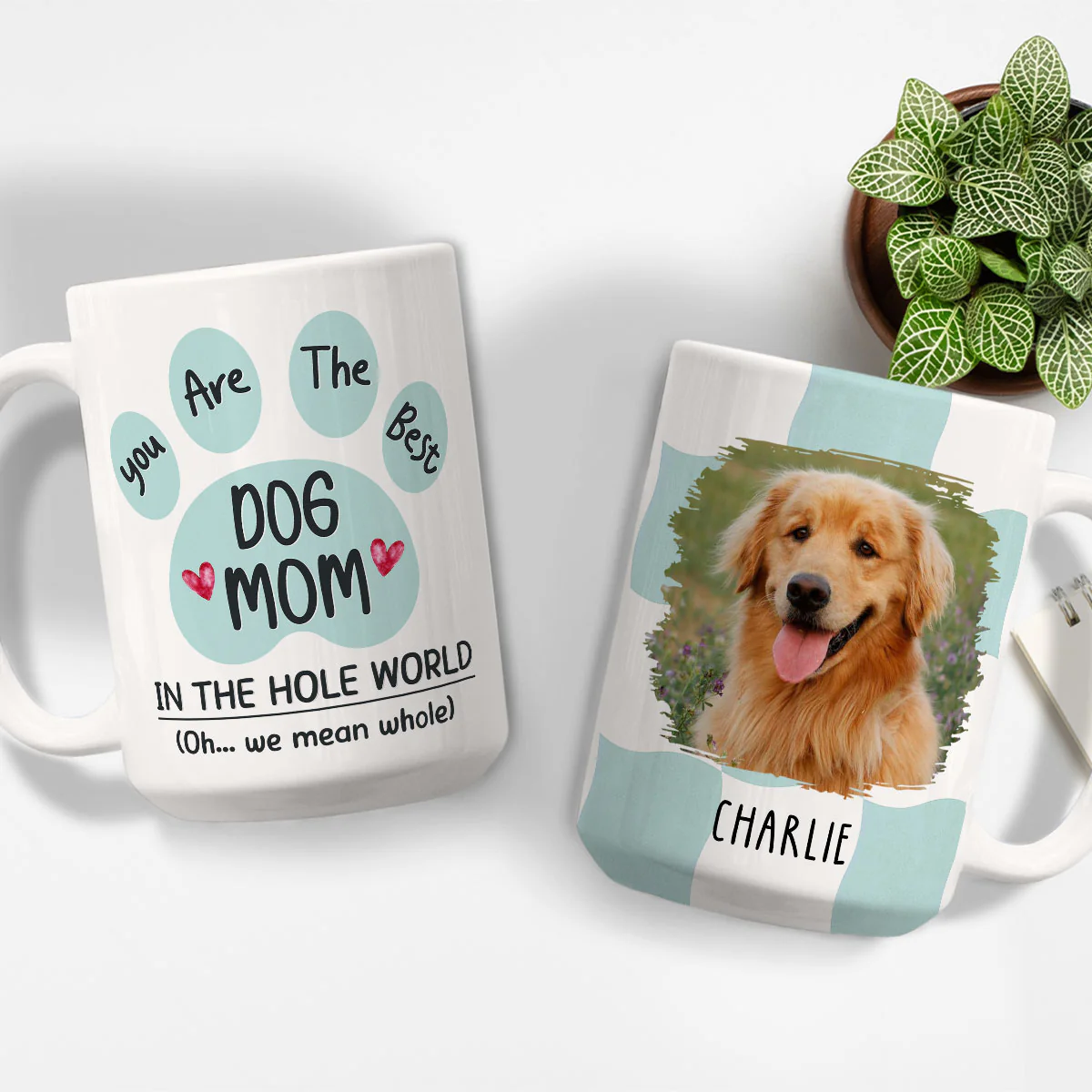 In The Whole World Photo - Personalized Custom Coffee Mug - Image 2