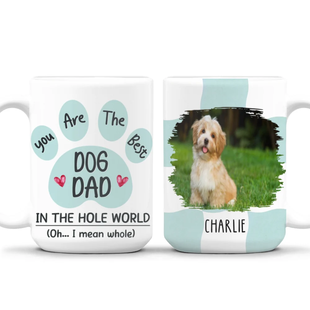 In The Whole World Photo - Personalized Custom Coffee Mug - Image 5
