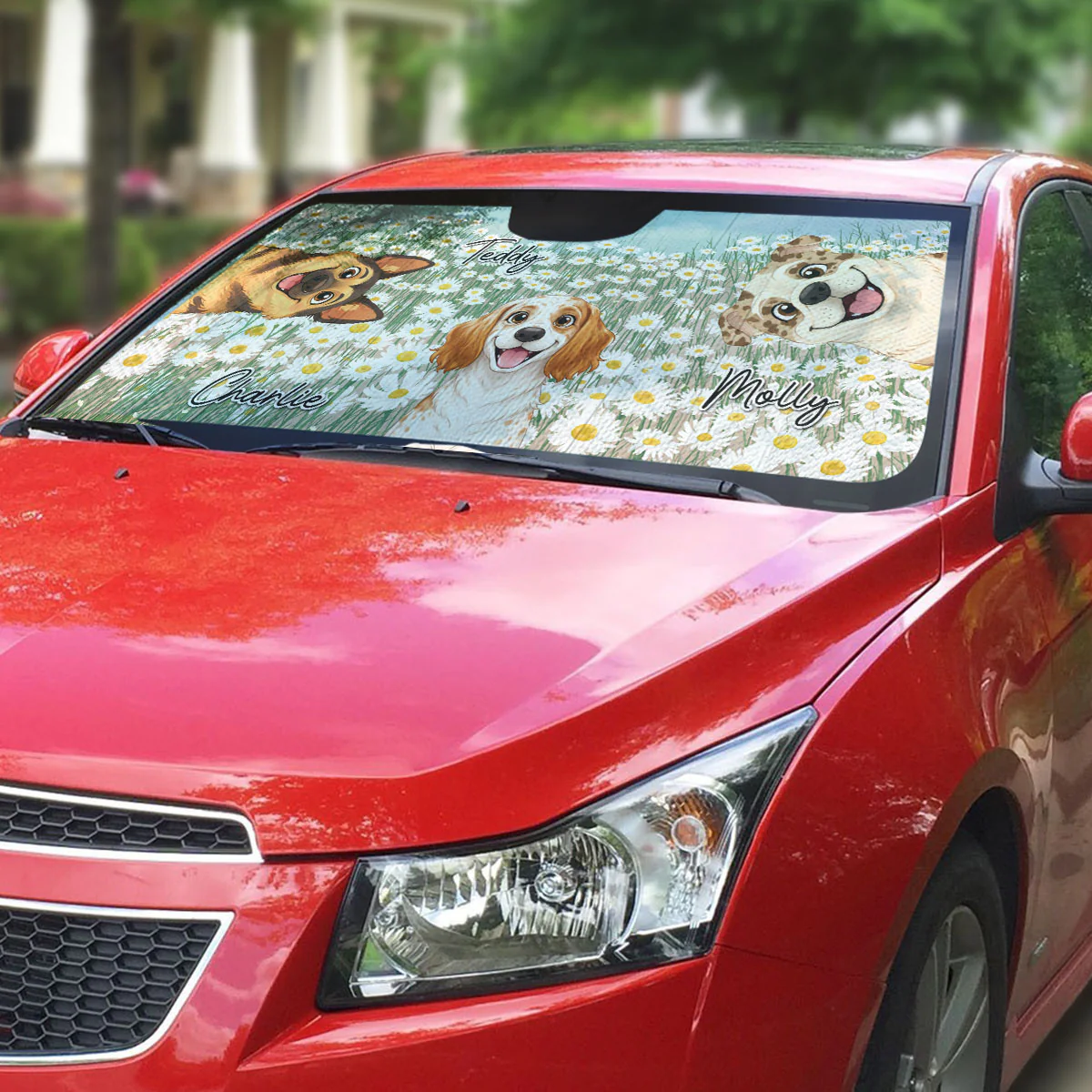 Is It Spring Yet - Personalized Car Sunshade - Image 3