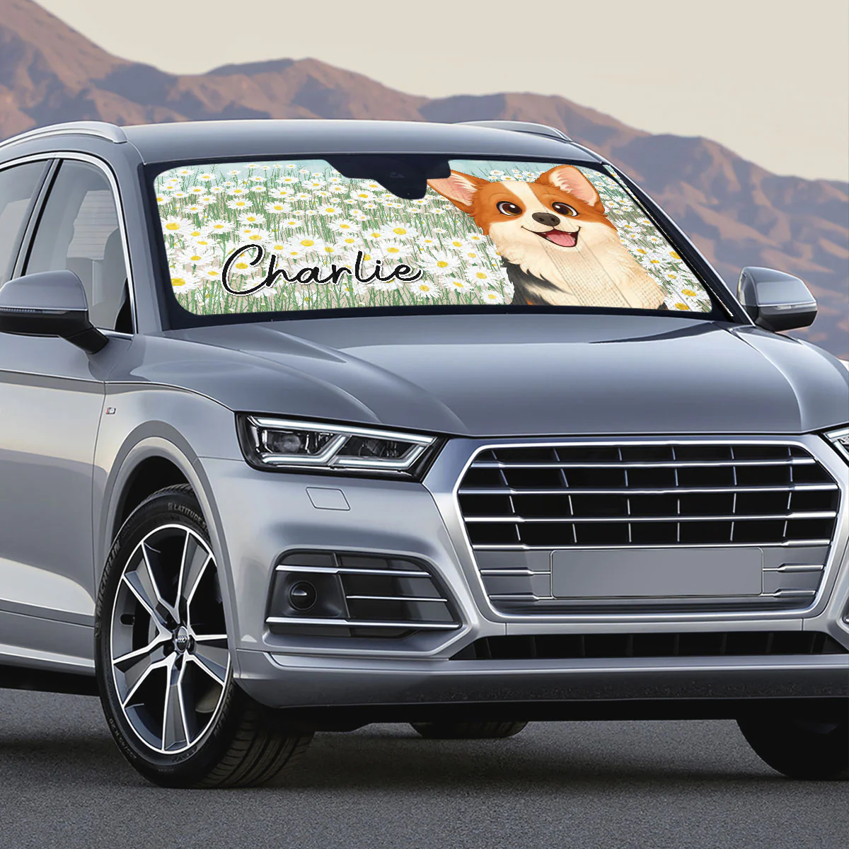Is It Spring Yet - Personalized Car Sunshade - Image 4