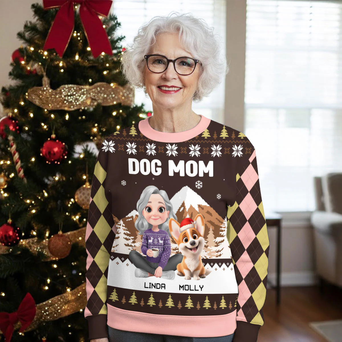 It Begins To Look A Lot Like - Personalized Custom All-Over-Print Sweatshirt - Image 4