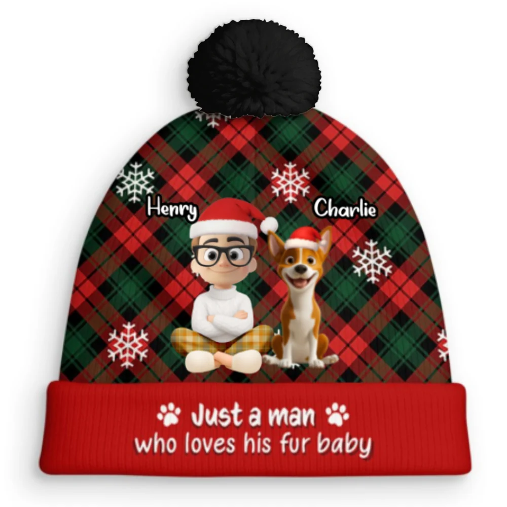 It Is Swell Time Fur Ver - Personalized Custom Bobble Beanie Hat - Image 8