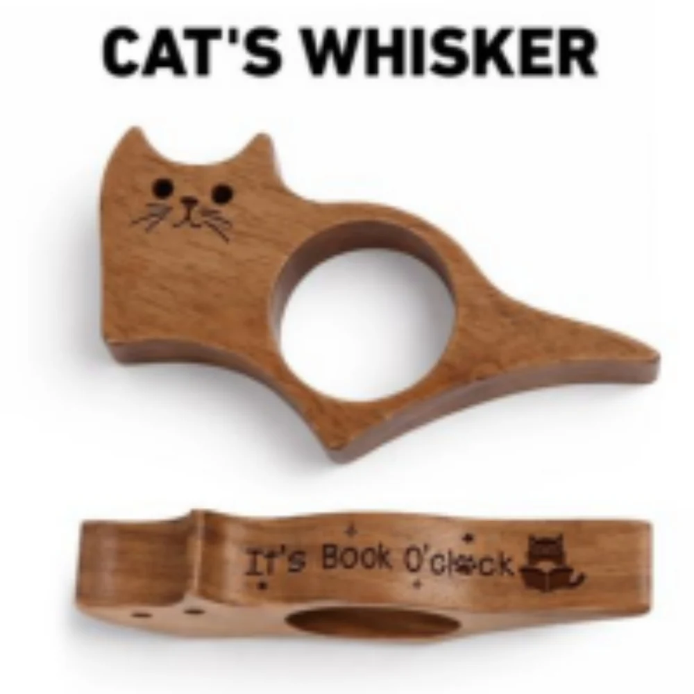 It's Book O'clock - Personalized Custom Cat Book Page Holder - Image 6