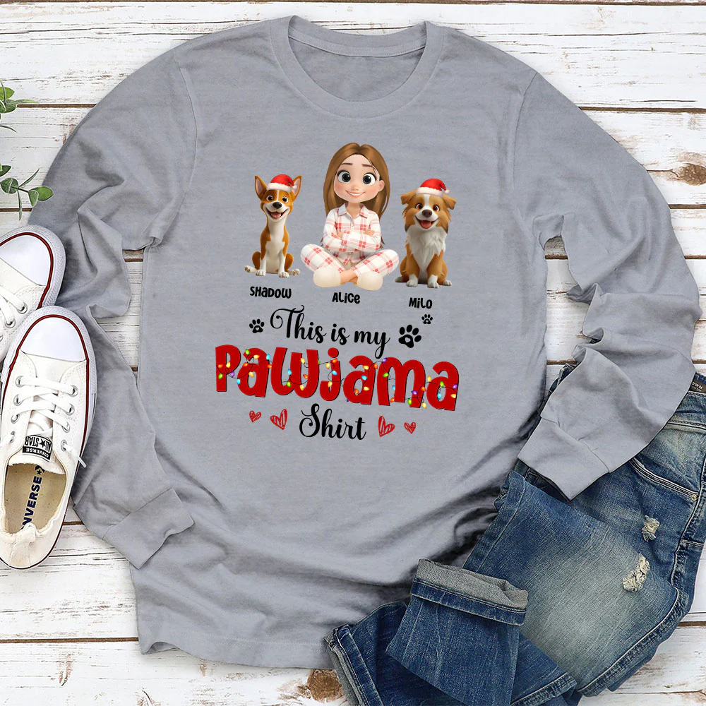 It's Cold Outside - Personalized Custom Long Sleeve T-shirt - Image 2