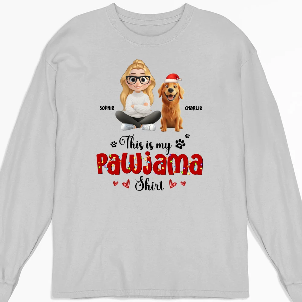 It's Cold Outside - Personalized Custom Long Sleeve T-shirt - Image 3