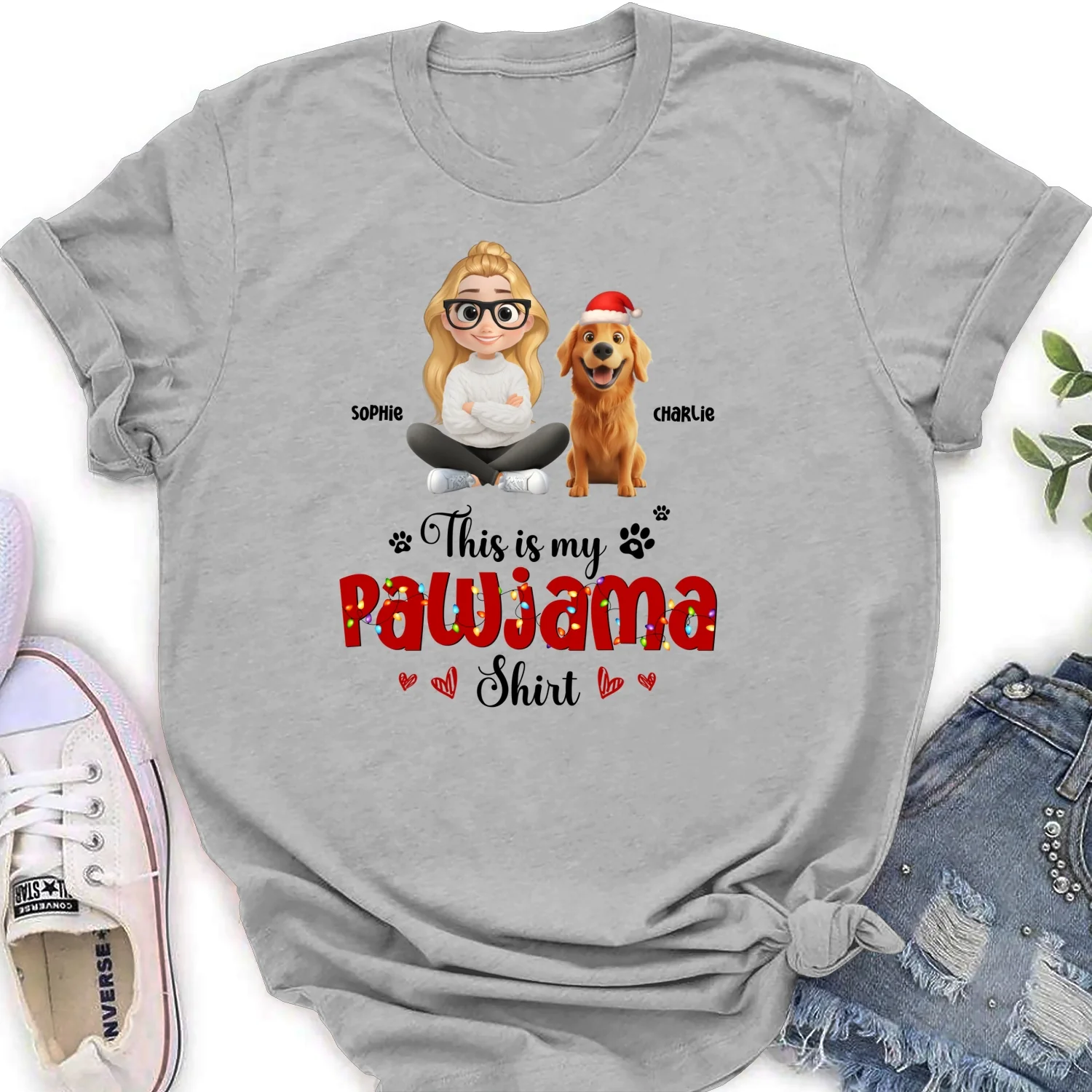 It's Cold Outside - Personalized Custom Women's T-Shirt - Image 6