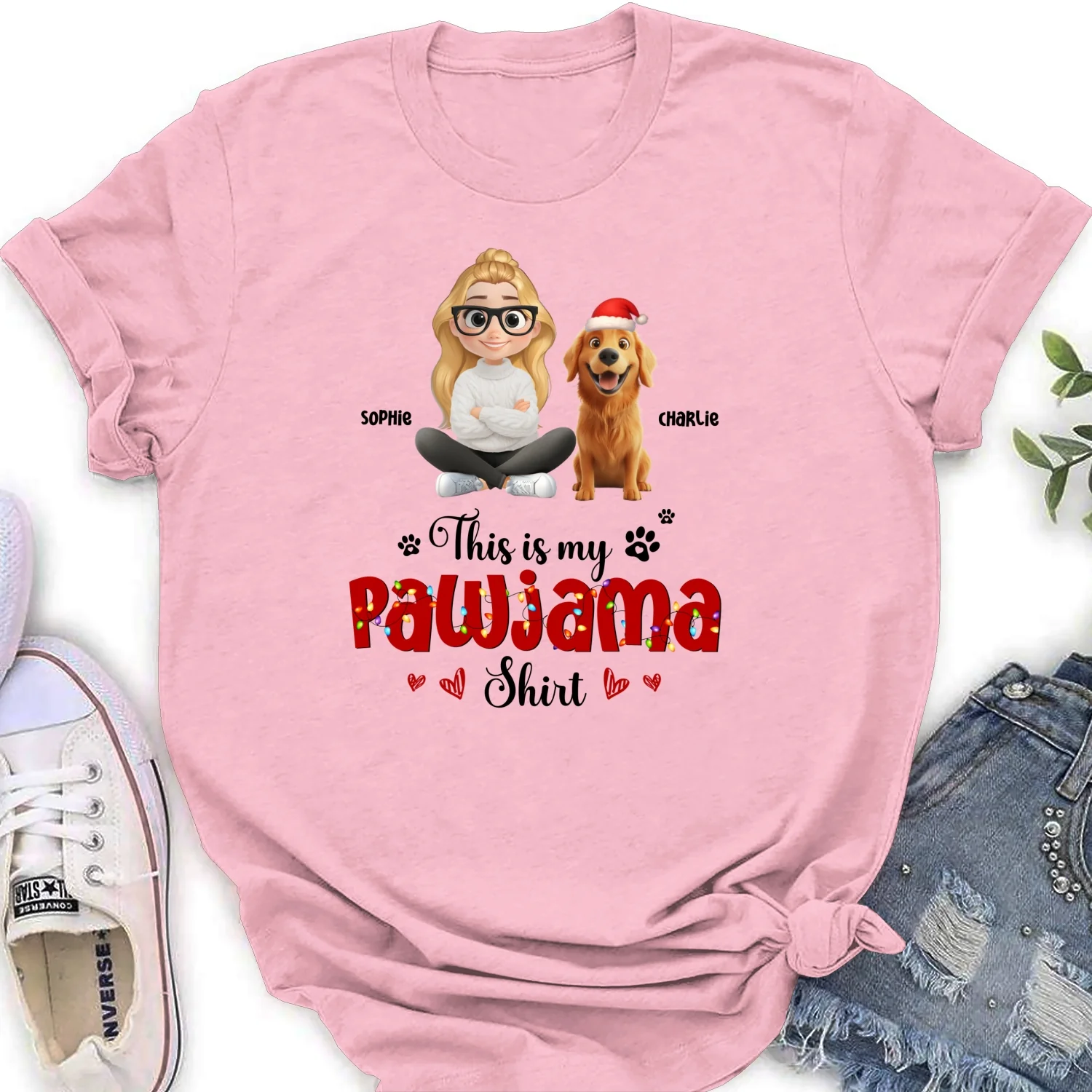 It's Cold Outside - Personalized Custom Women's T-Shirt - Image 7