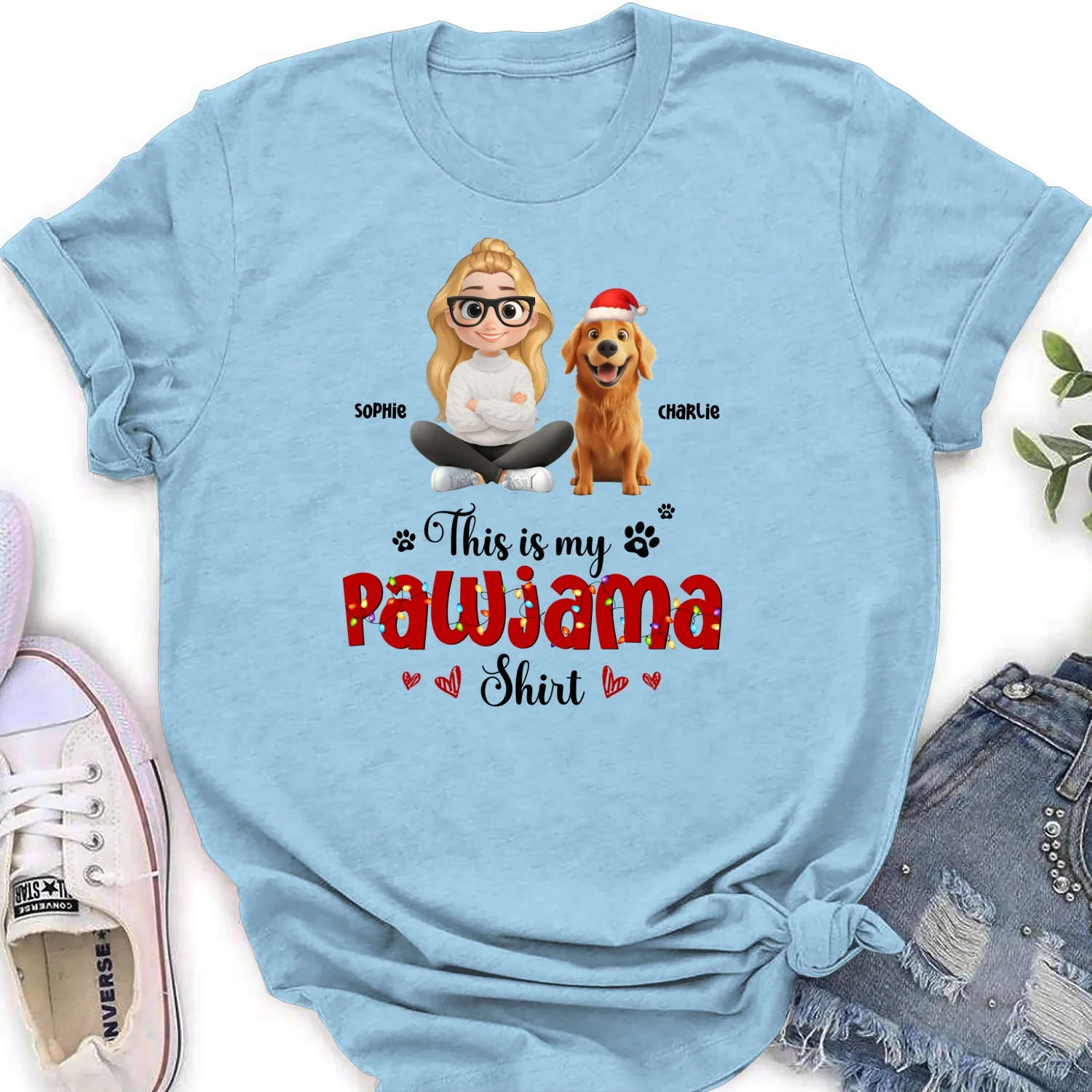 It's Cold Outside - Personalized Custom Women's T-Shirt - Image 8