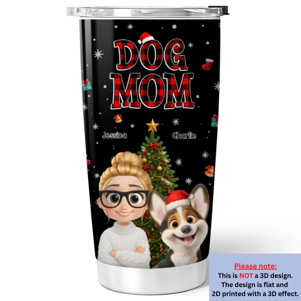 Jolly Season - Personalized Custom 3D Effect Tumbler - Image 6