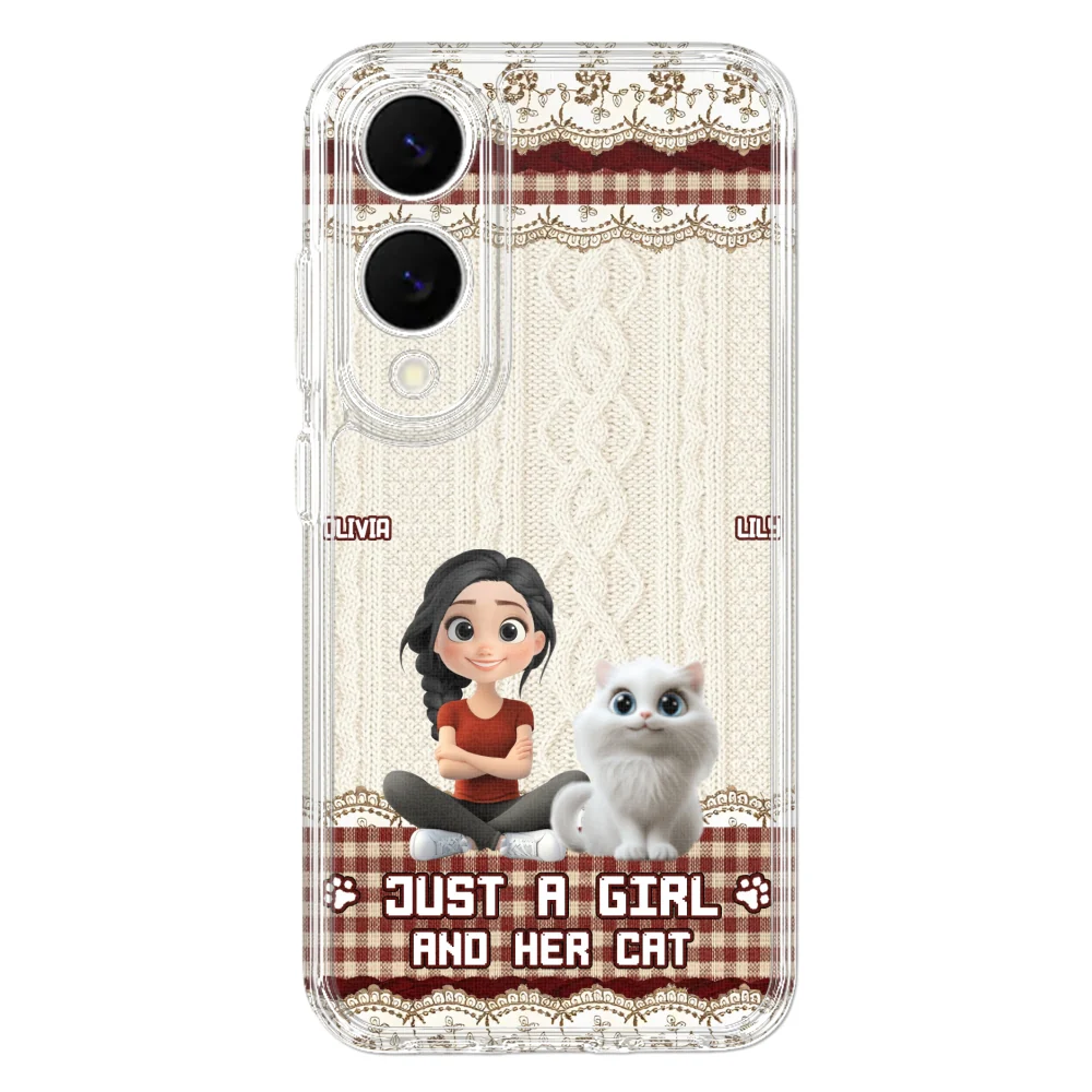 Just A Cat Girl - Personalized Custom Phone Case - Image 39