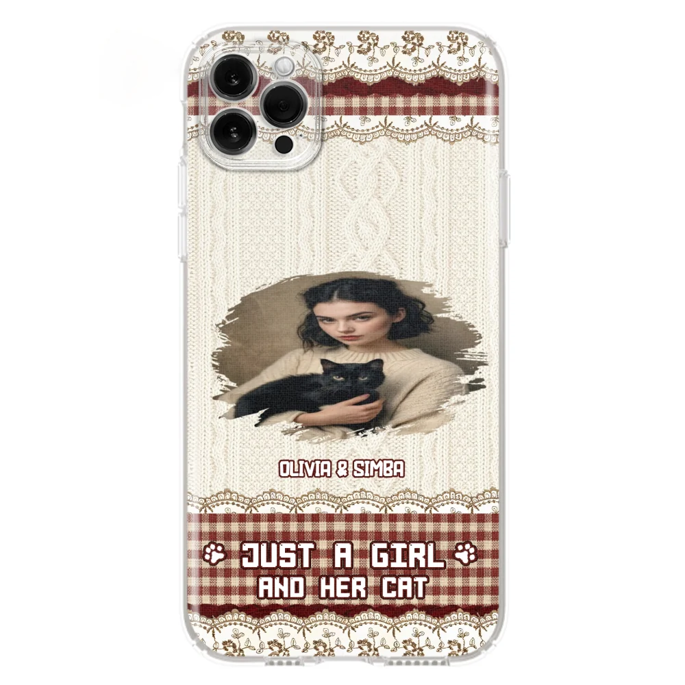 Just A Cat Girl photo - Personalized Custom Phone Case - Image 11