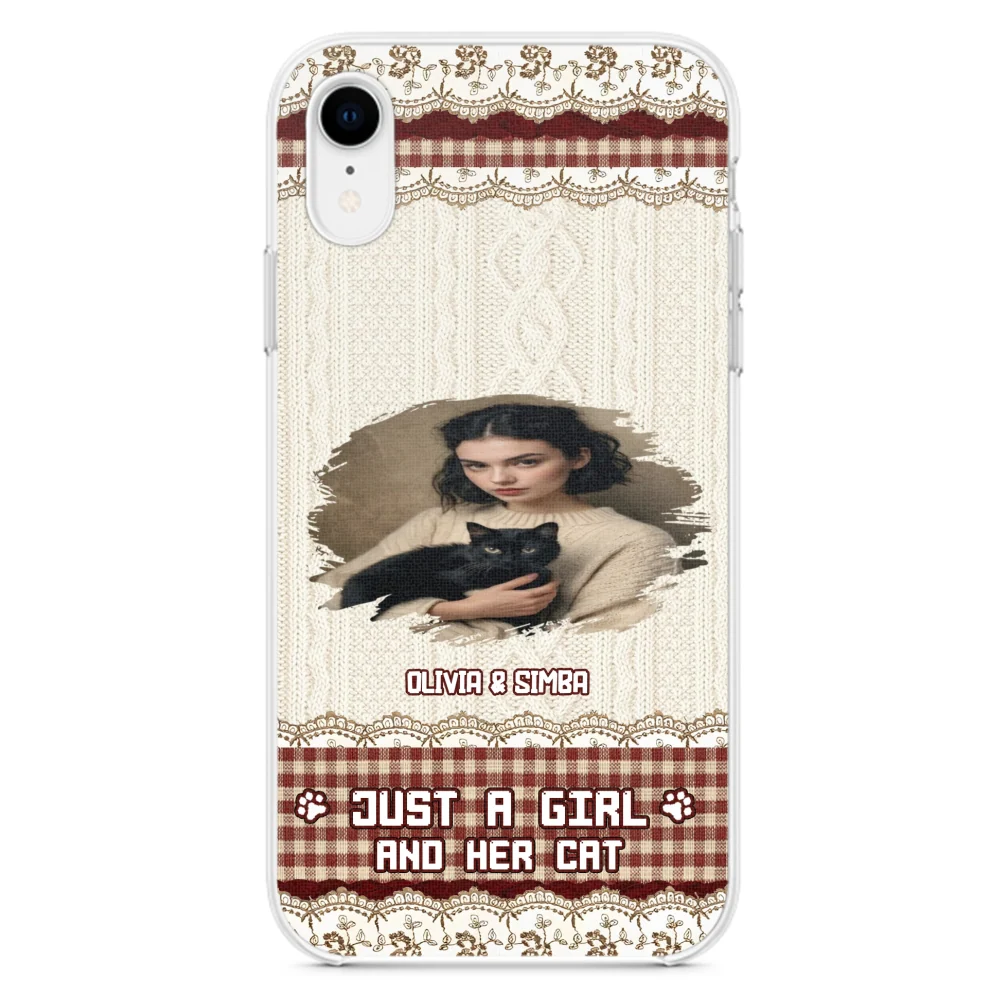 Just A Cat Girl photo - Personalized Custom Phone Case - Image 19