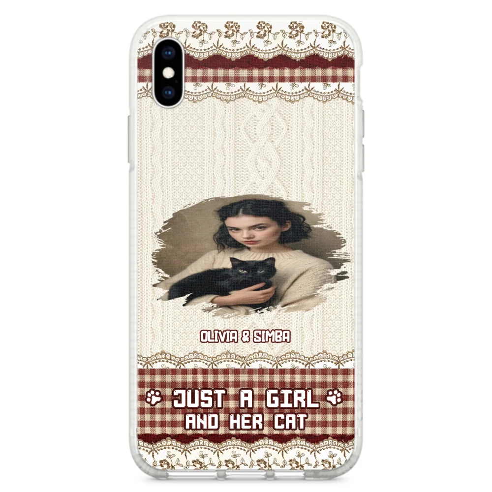 Just A Cat Girl photo - Personalized Custom Phone Case - Image 20