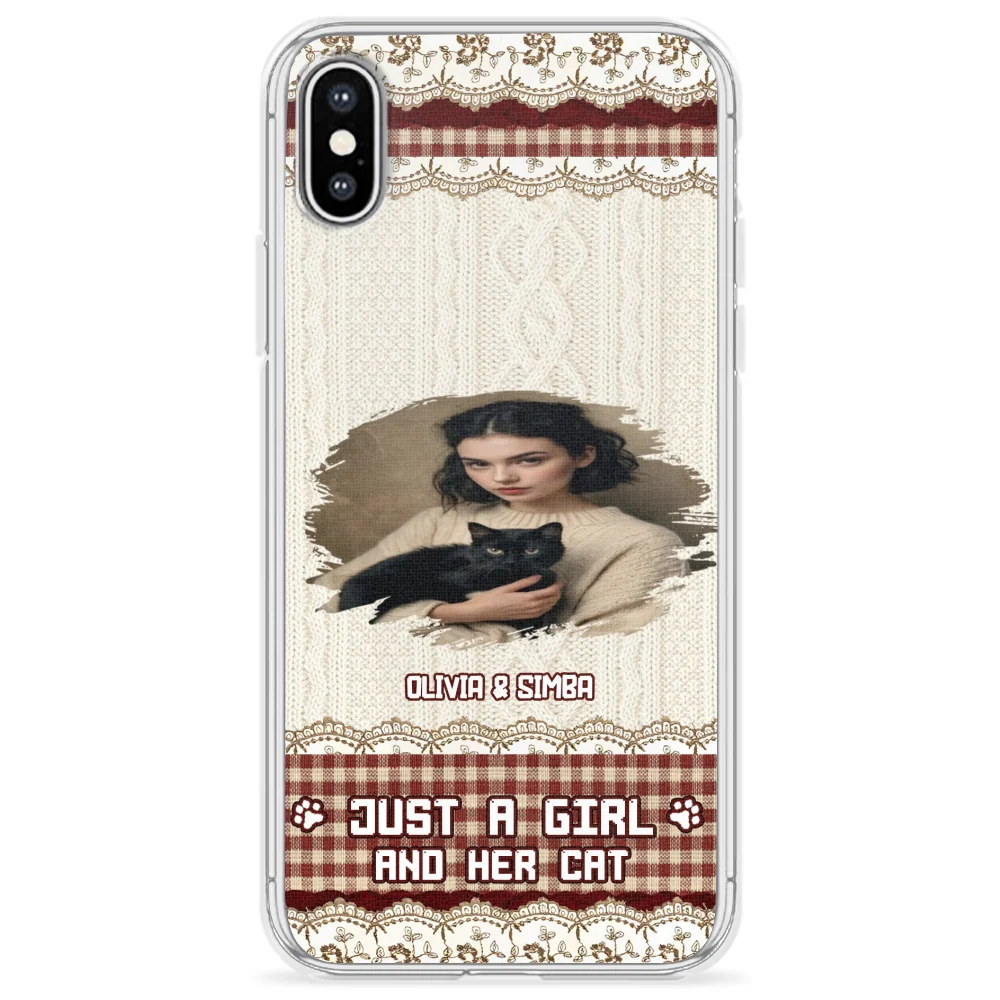 Just A Cat Girl photo - Personalized Custom Phone Case - Image 21