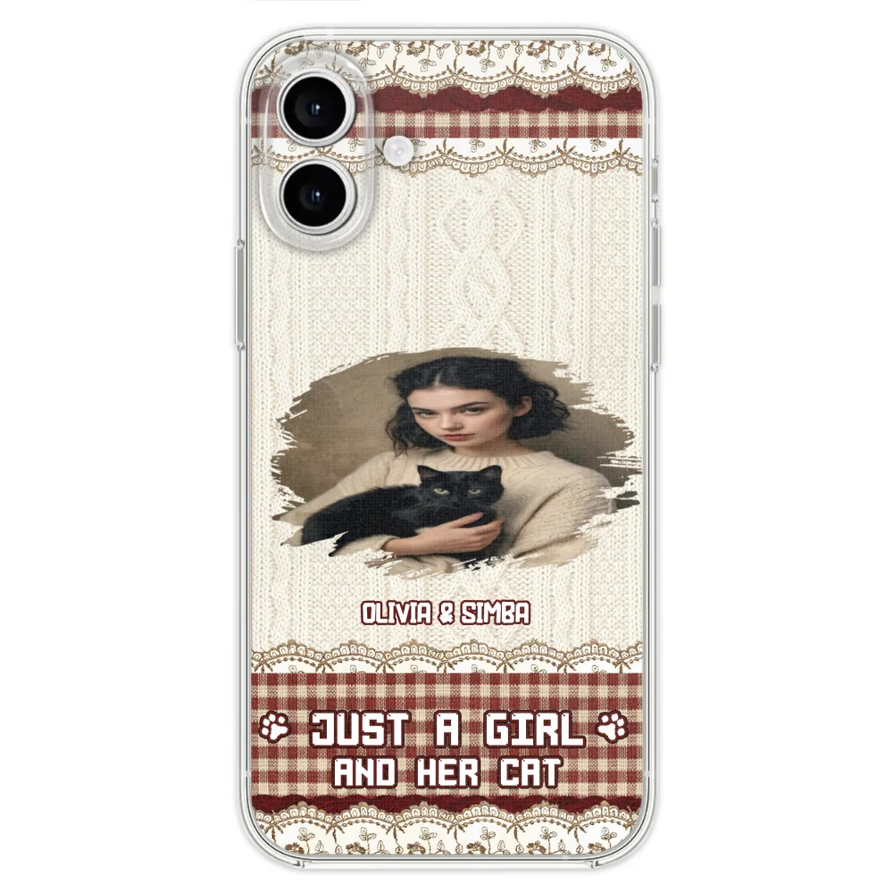 Just A Cat Girl photo - Personalized Custom Phone Case - Image 22