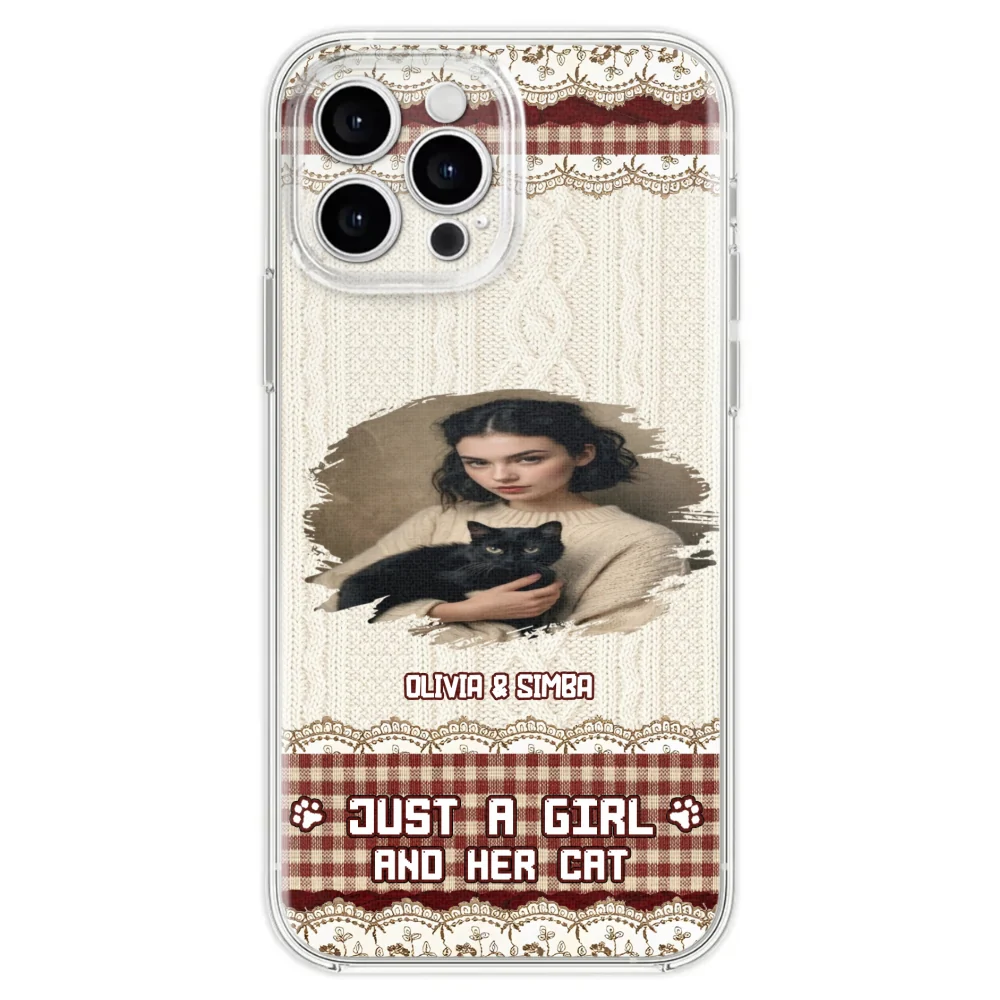Just A Cat Girl photo - Personalized Custom Phone Case - Image 23