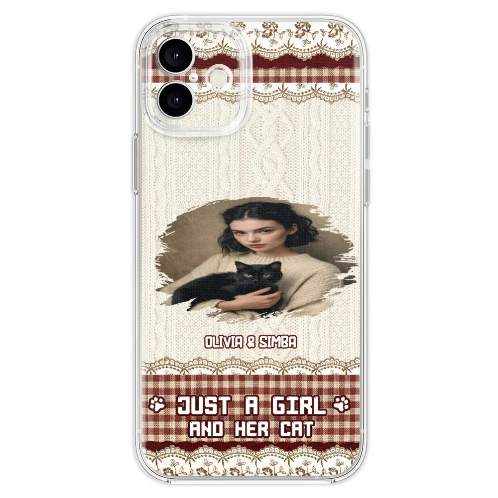 Just A Cat Girl photo - Personalized Custom Phone Case - Image 24