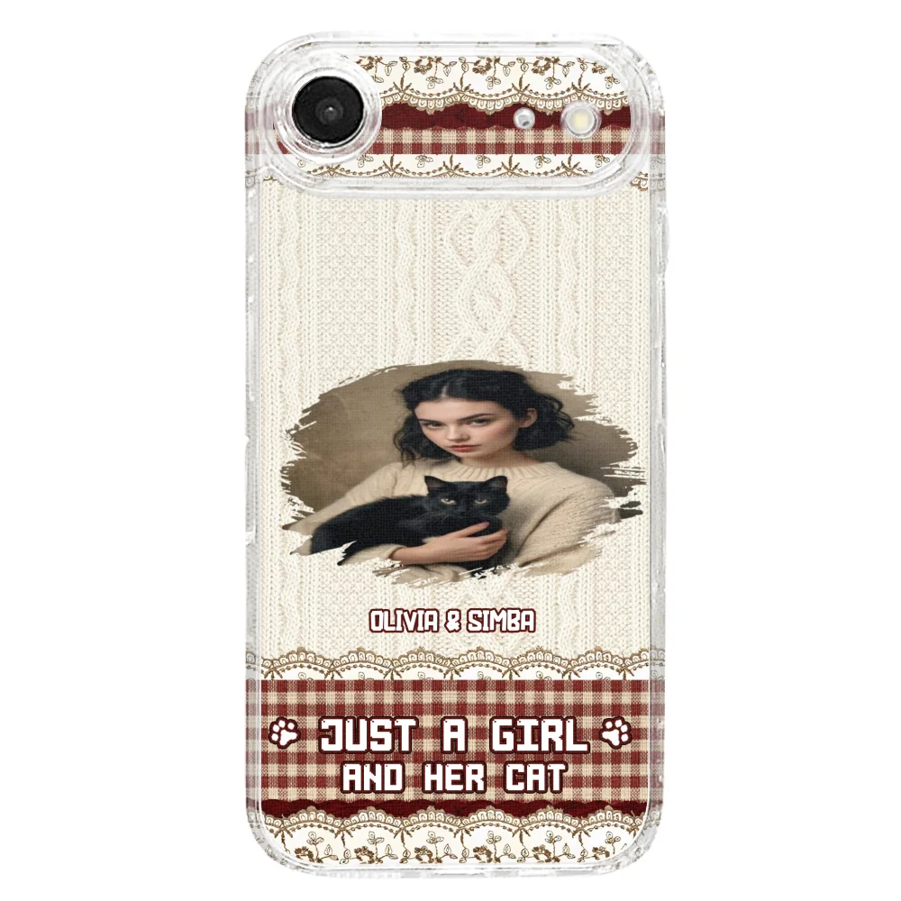 Just A Cat Girl photo - Personalized Custom Phone Case - Image 25