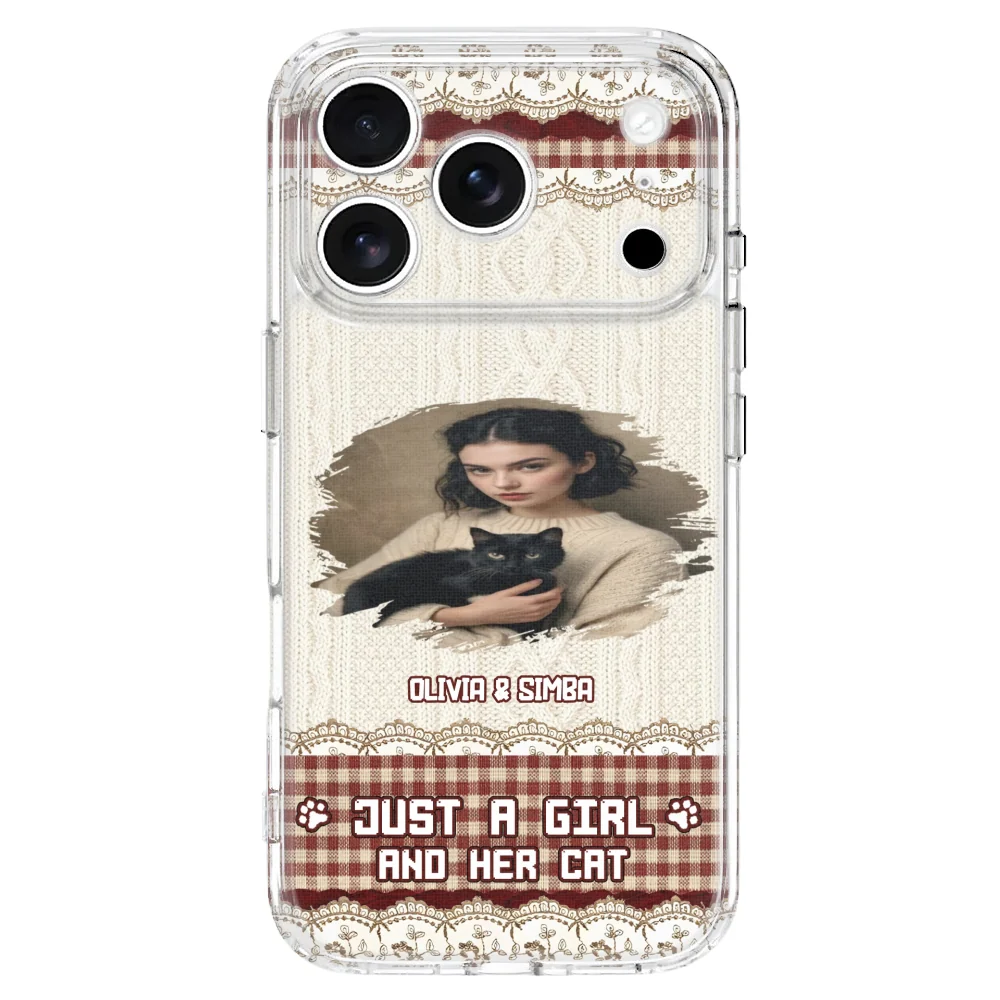 Just A Cat Girl photo - Personalized Custom Phone Case - Image 27