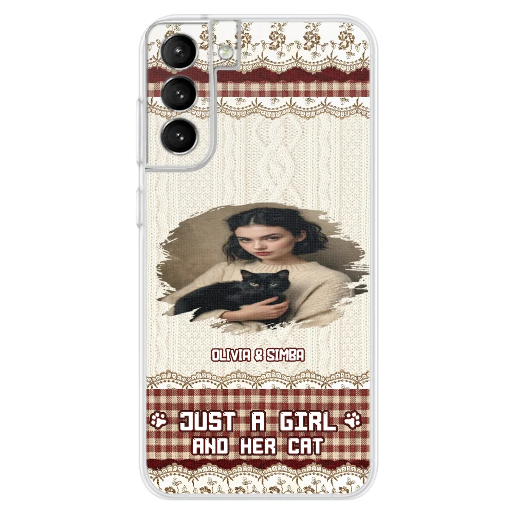 Just A Cat Girl photo - Personalized Custom Phone Case - Image 28