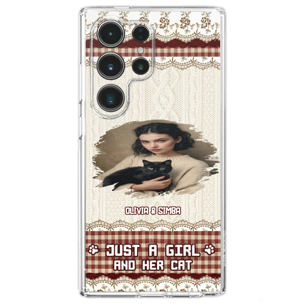Just A Cat Girl photo - Personalized Custom Phone Case - Image 29