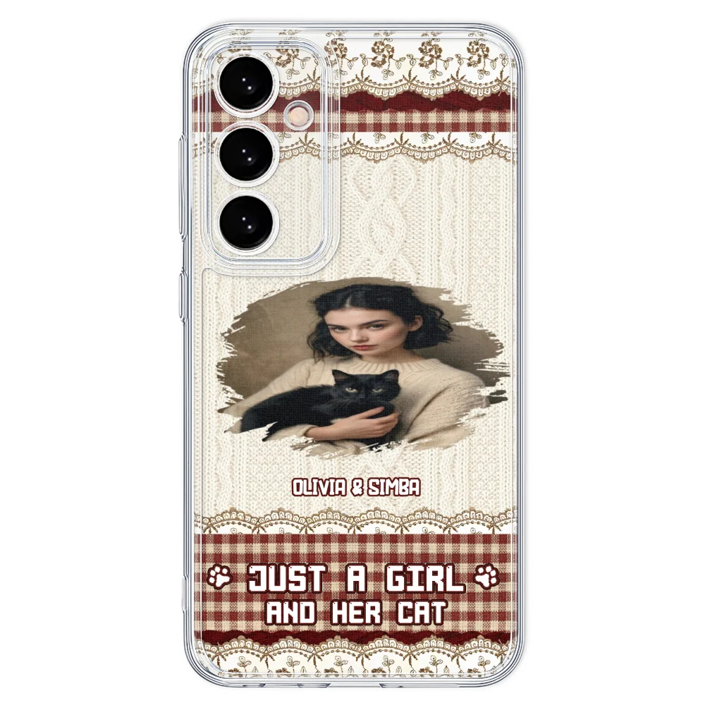 Just A Cat Girl photo - Personalized Custom Phone Case - Image 31