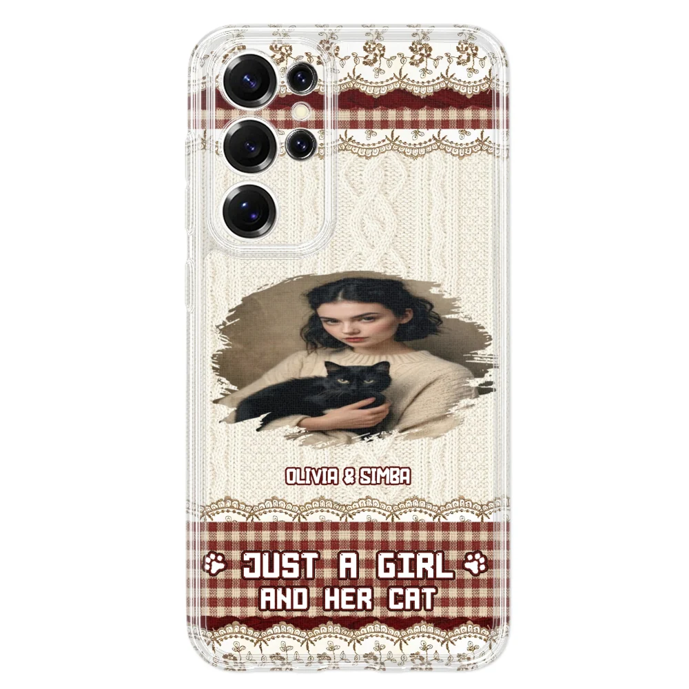 Just A Cat Girl photo - Personalized Custom Phone Case - Image 32