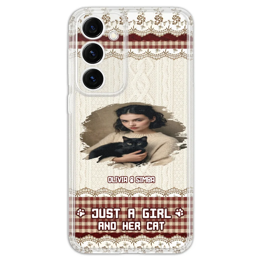 Just A Cat Girl photo - Personalized Custom Phone Case - Image 33