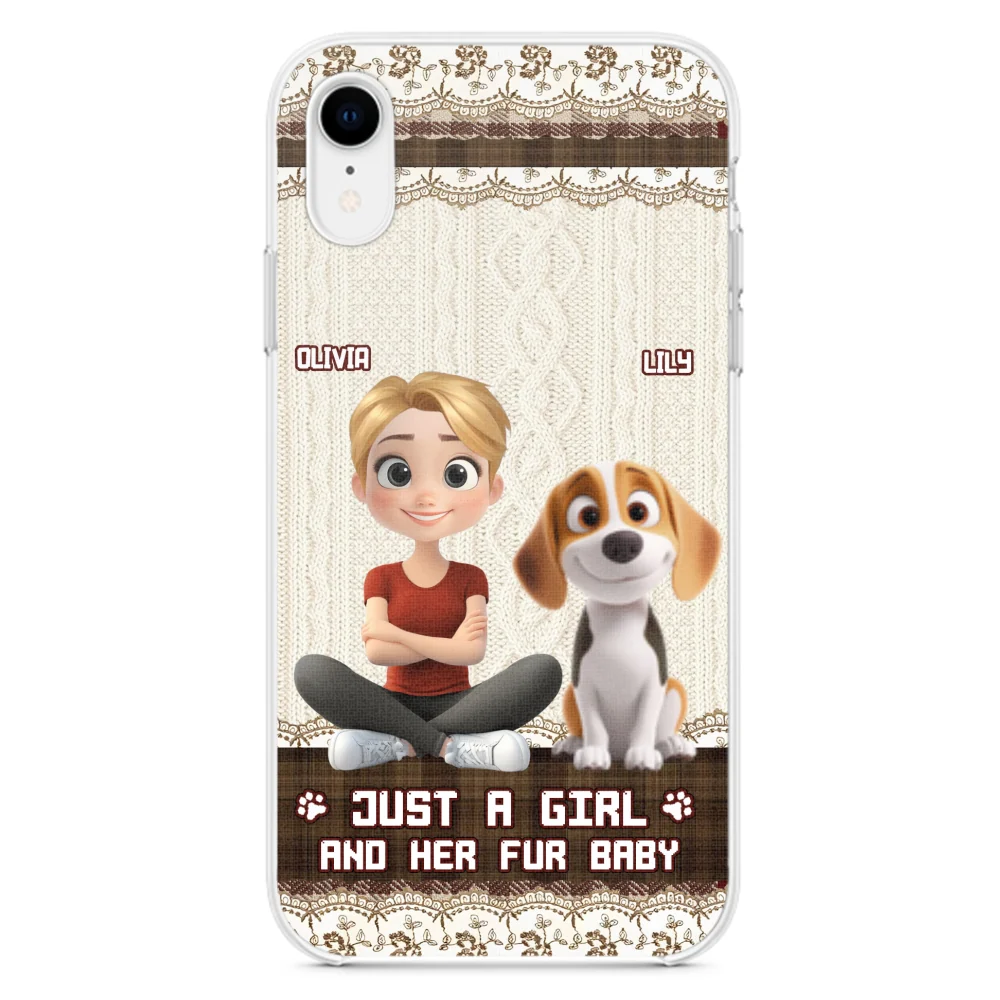 Just A Girl And Her Babies - Personalized Custom Phone Case - Image 26