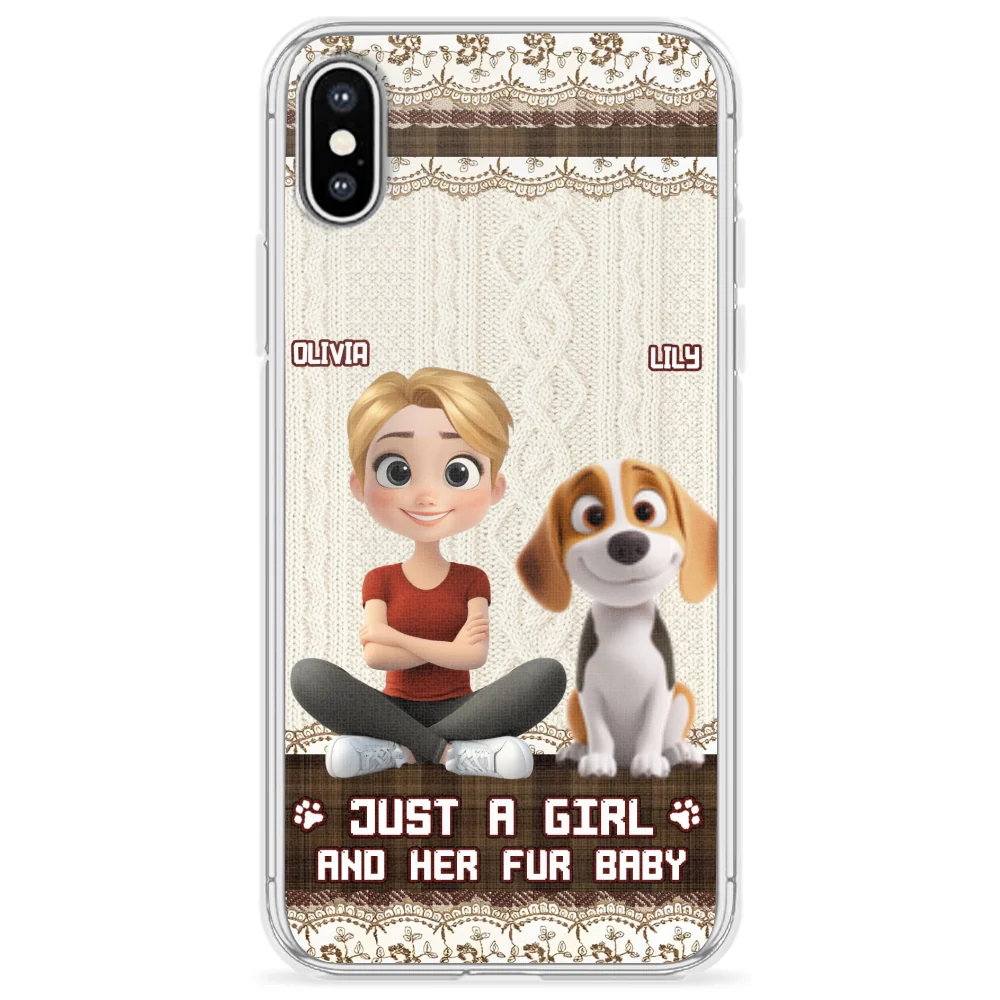 Just A Girl And Her Babies - Personalized Custom Phone Case - Image 28