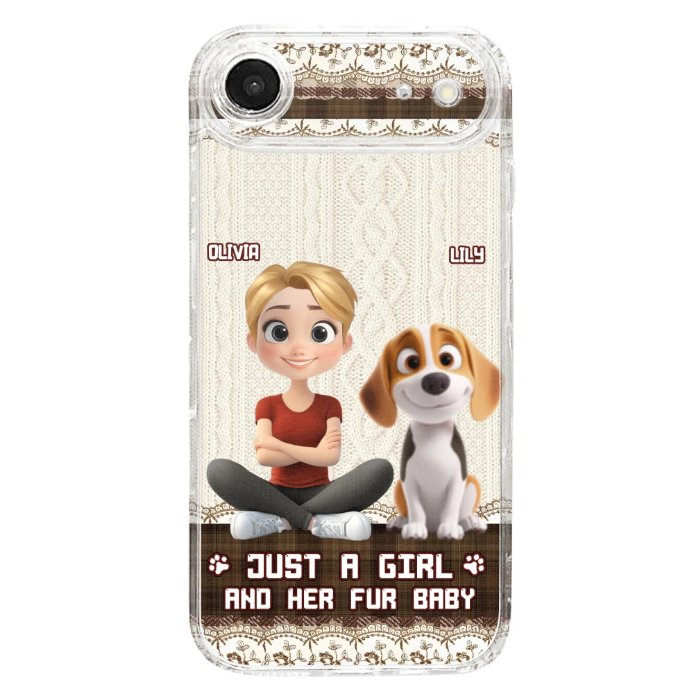 Just A Girl And Her Babies - Personalized Custom Phone Case - Image 32
